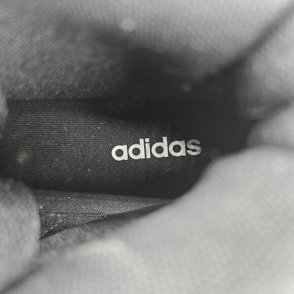 Adidas Hoops 2.0 Mid Shoes Men's 12 Black Lace Up Athletic Basketball Sneakers - Picture 7 of 8